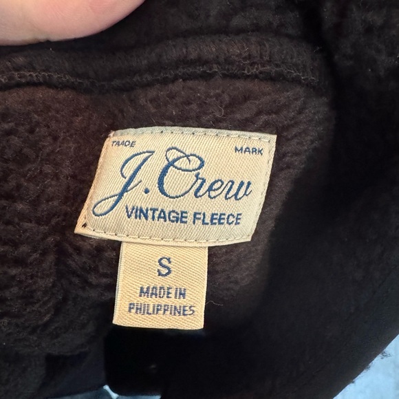 J.Crew Polartec Sherpa Fleece Jacket black size Small excellent condition - Picture 5 of 6